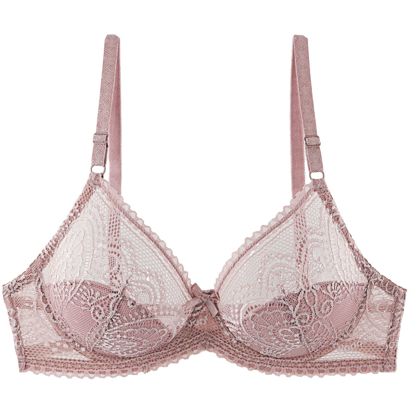 Sexy Sheer Lace Underwire Bra