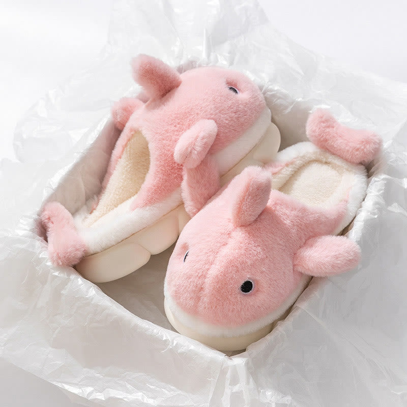 Plus Size Cute Whale Slippers - Pink - EU43-44(US9-10) - image 8