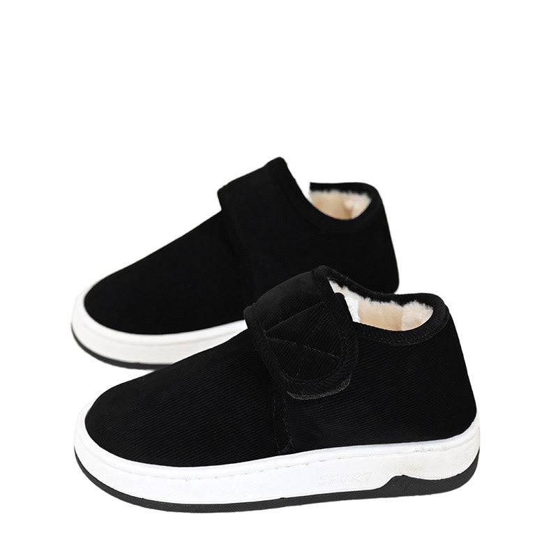 Plus Size Fuzzy Thickened Slippers - Black - EU43-44(US9-10) - image 8