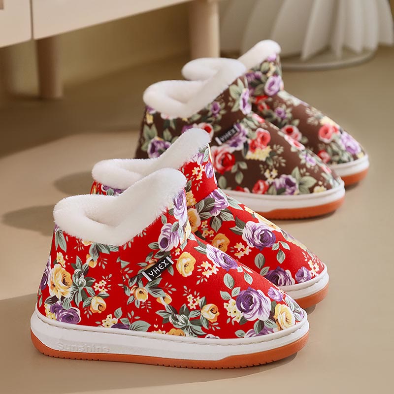 Plus Size Elegant flowers Slippers - image 7