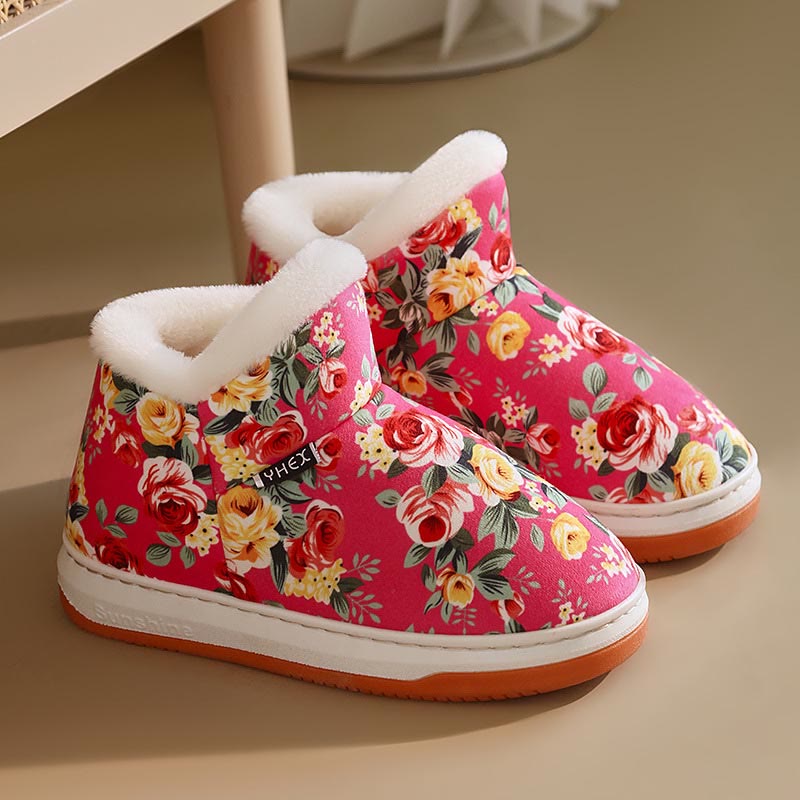 Plus Size Elegant flowers Slippers - Pink - EU43-44(US9-10) - image 8