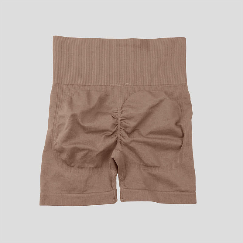 Seamless Outer Wear Sports Yoga Butt Lifting Shorts