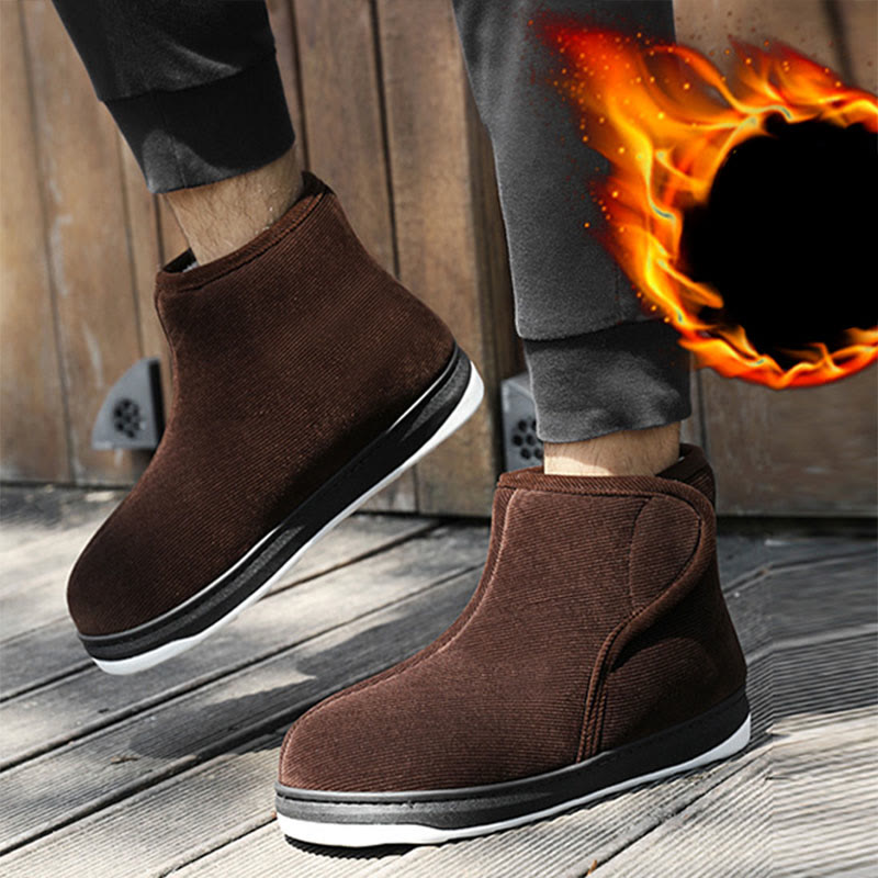 Plus Size Soft Warm Diabetic Slippers - image 1