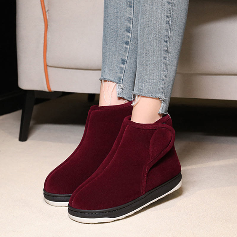 Plus Size Soft Warm Diabetic Slippers - image 5