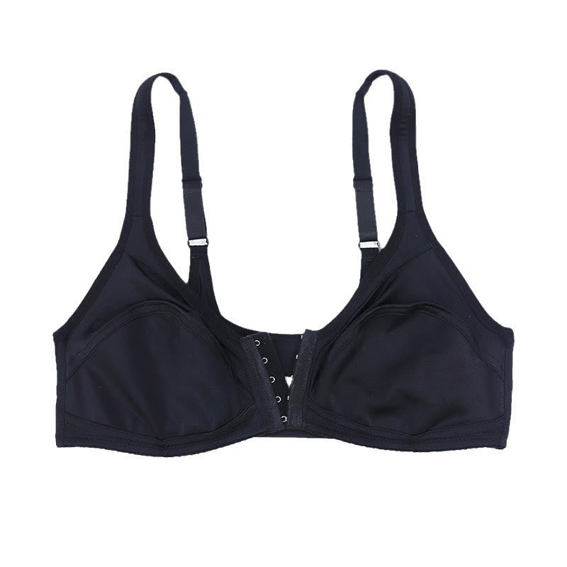 Seamless Front Buckle Full Cup Wireless Bra