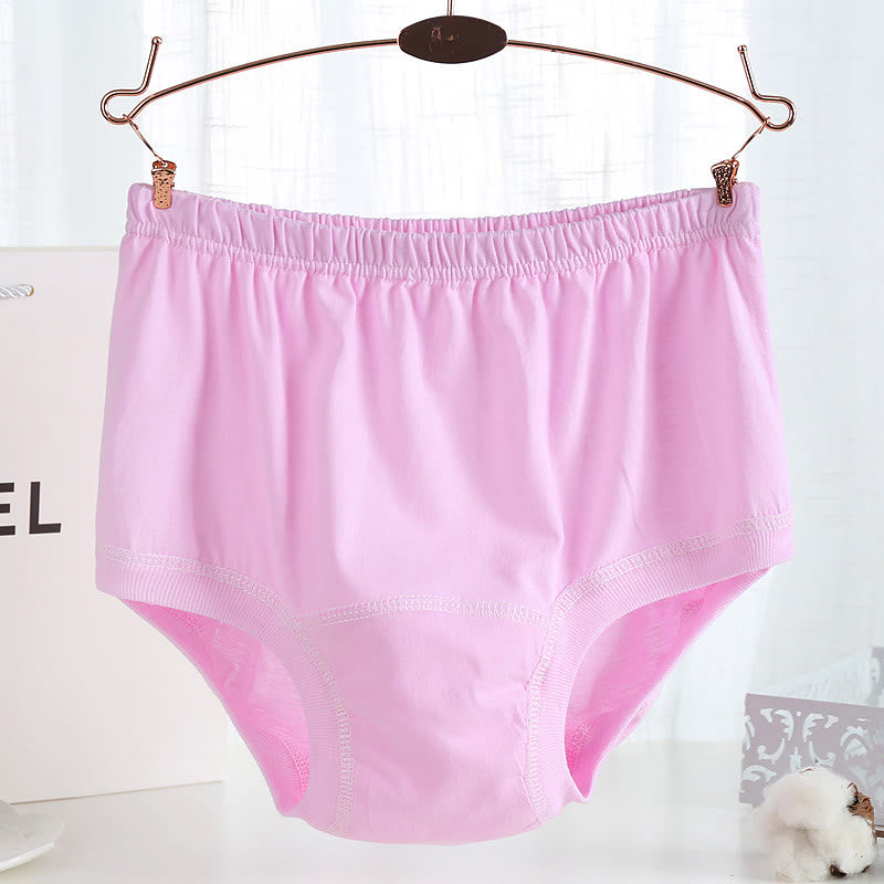 Plus Size Comfortable High Waist Cotton Panty(3 Packs)