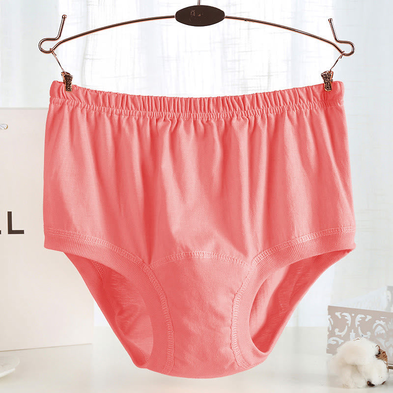 Plus Size Comfortable High Waist Cotton Panty(3 Packs)