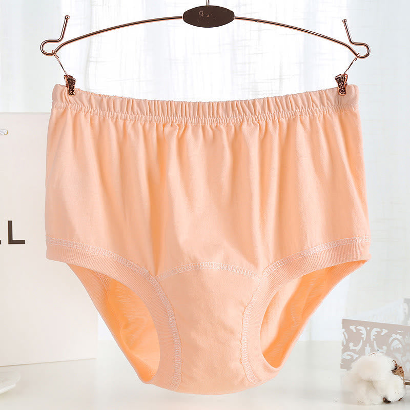 Plus Size Comfortable High Waist Cotton Panty(3 Packs)