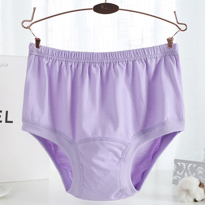 Plus Size Comfortable High Waist Cotton Panty(3 Packs)