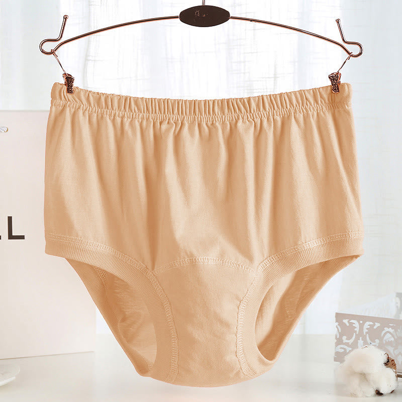 Plus Size Comfortable High Waist Cotton Panty(3 Packs)