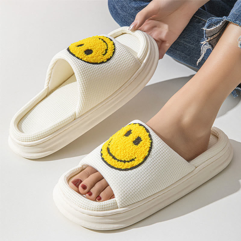 Plus Size Smiley Anti Slip Slippers - image 7