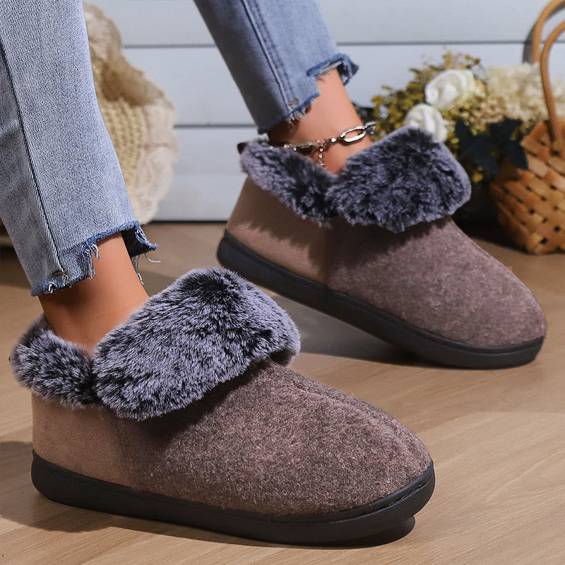 Plus Size Comfort Non Slip Slippers - Coffee - EU44-45(US10-11) - image 7