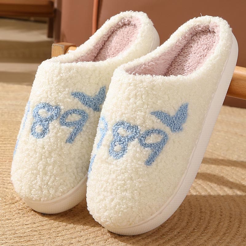 Plus Size Number Slippers - Blue - EU43-44(US9-10) - image 6