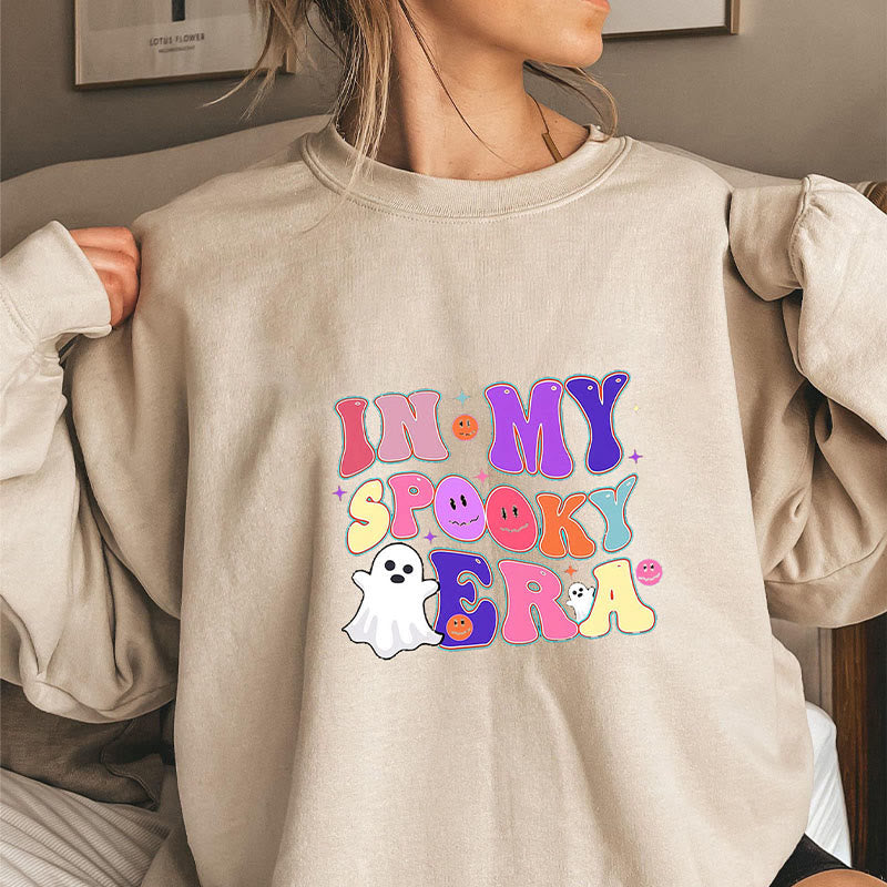 Plus Size Ghost Sweatshirt - Khaki - 3XL - image 1