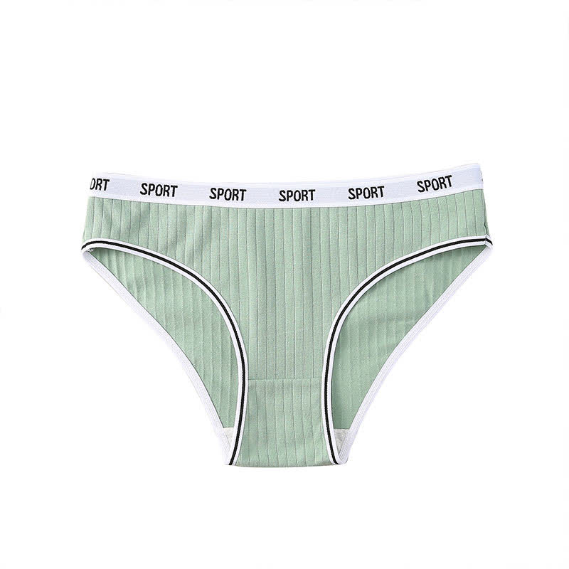 Plus Size Mid-Rise Cotton Breathable Panty(3 Packs)