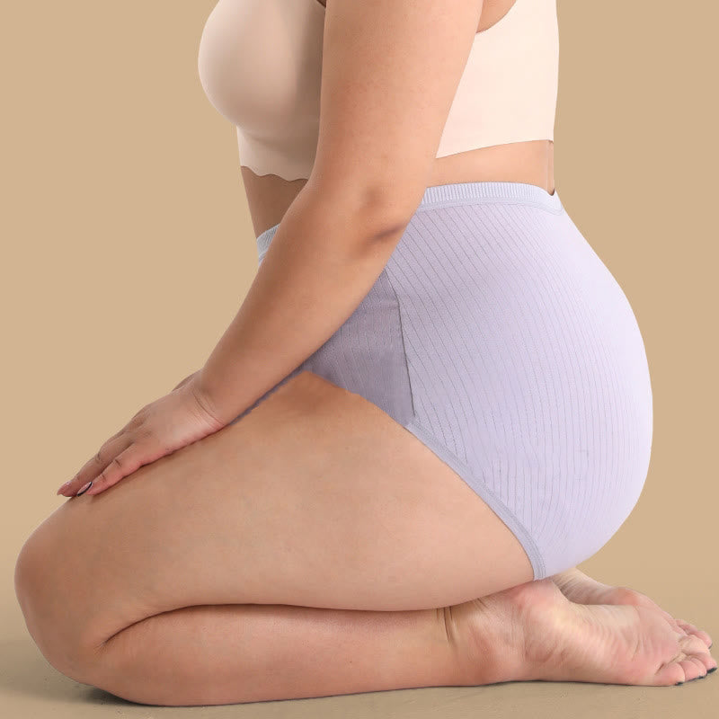 Plus Size Hip Lift High Waist Panty(3 Packs)