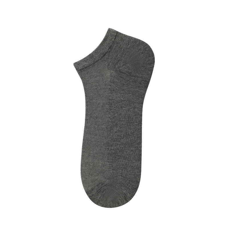 Bamboo Mesh Ankle Socks(4 Pairs) - Dark Grey - EU39-44(US6-10) - image 12