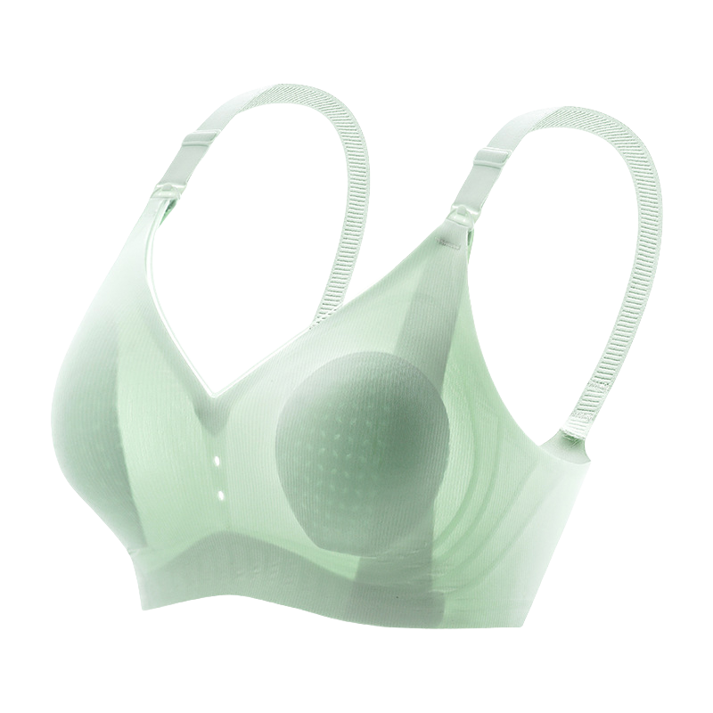 Solid Color Thin Wireless Nursing Bra