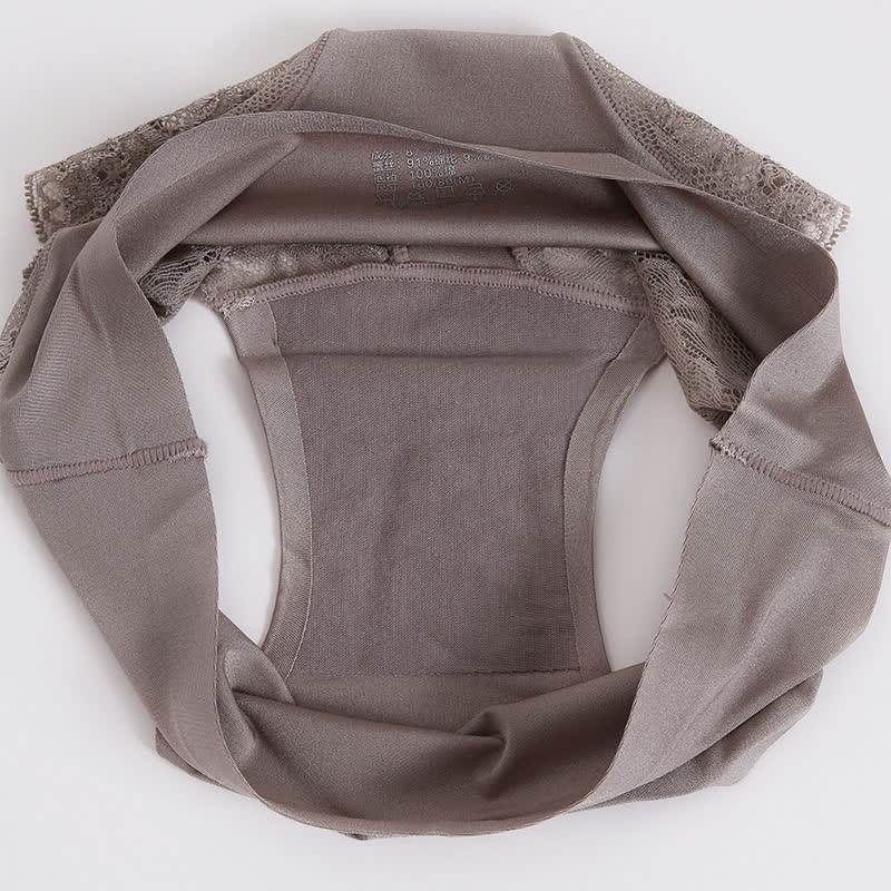 Mid-rise Sexy Ice Lace Brief(3 Packs)