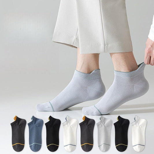 Plus Size Antimicrobial Ankle Socks(5 Pairs)