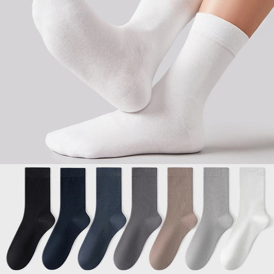 Plus Size Stylish Cotton Quarter Socks(5 Pairs)