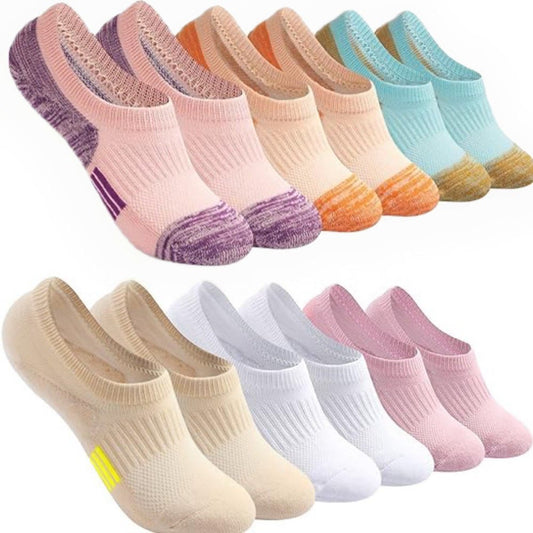 New Combination Pack No Show Socks(6 Pairs)