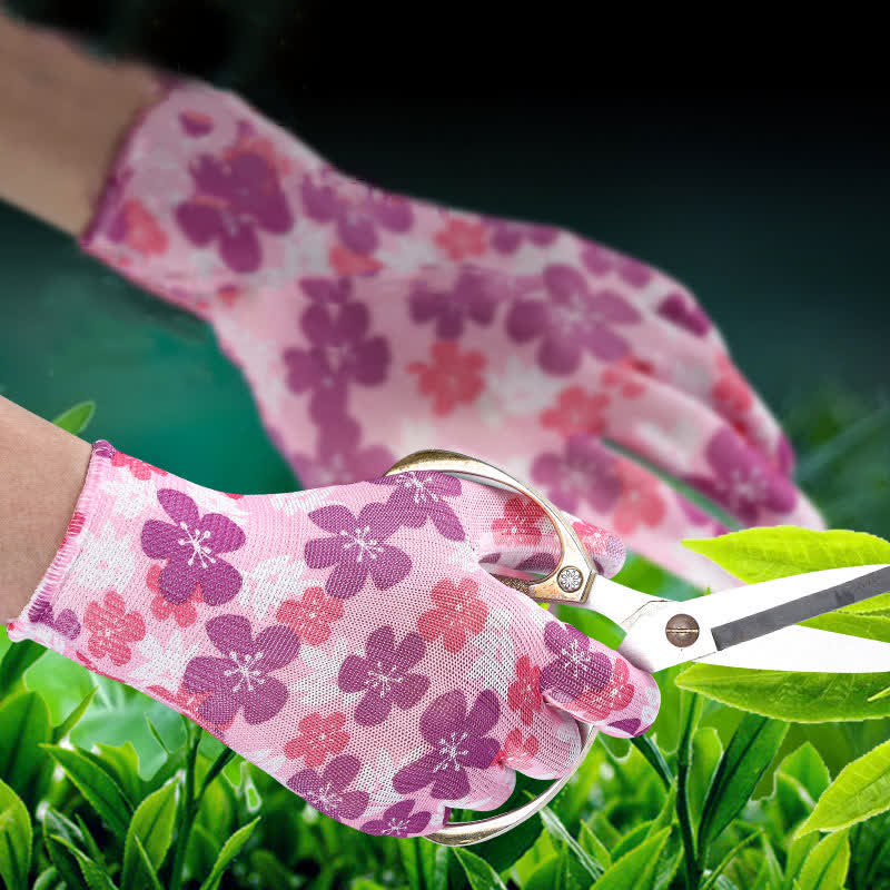 Abrasion-resistant Non-slip Gardening Work Gloves(12 Pairs) - image 1