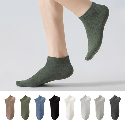 Plus Size Seamless Process Ankle Socks(8 Pairs)