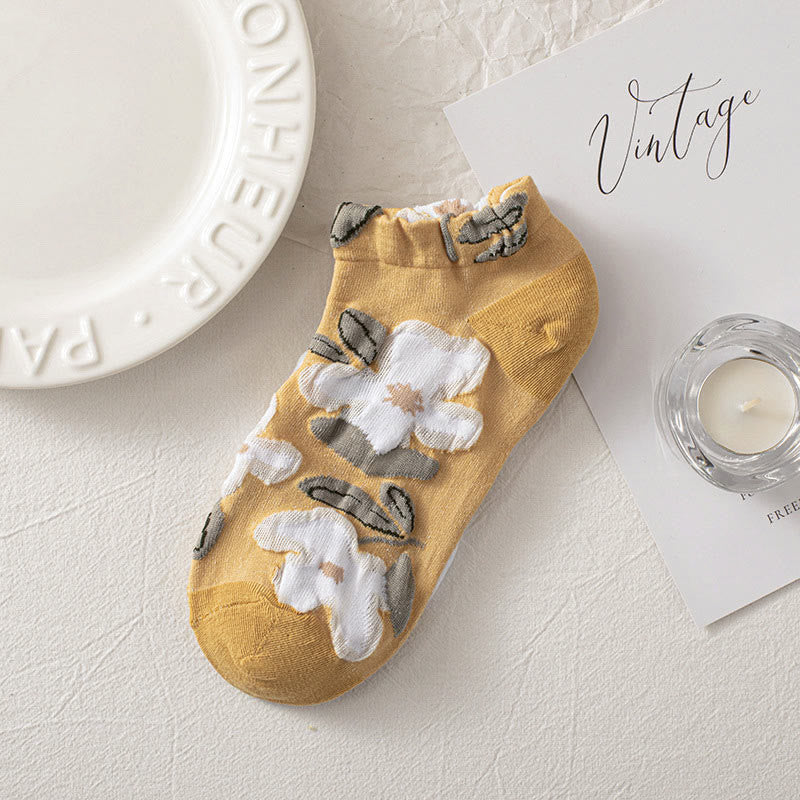 Forest Flowers Ankle Socks(8 Pairs) - image 4