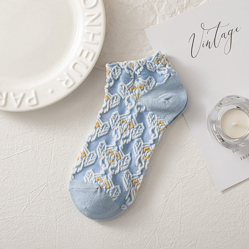 Forest Flowers Ankle Socks(8 Pairs) - image 10