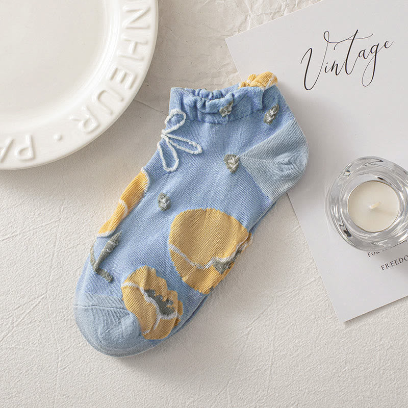 Forest Flowers Ankle Socks(8 Pairs) - image 9