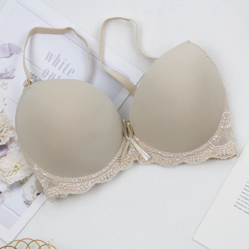 Smooth Seamless Gathering Adjustable Underwire Bra