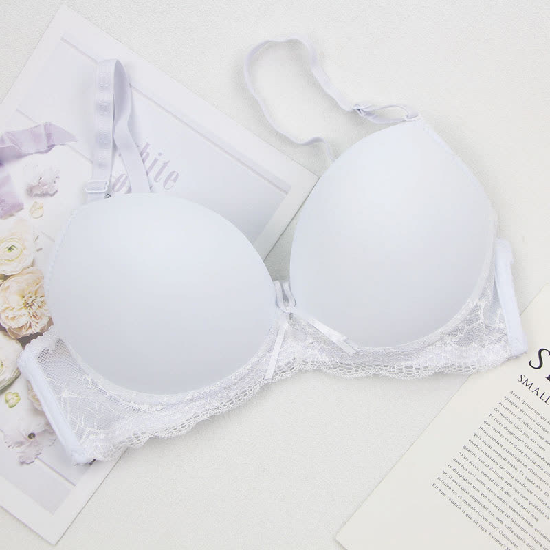 Smooth Seamless Gathering Adjustable Underwire Bra