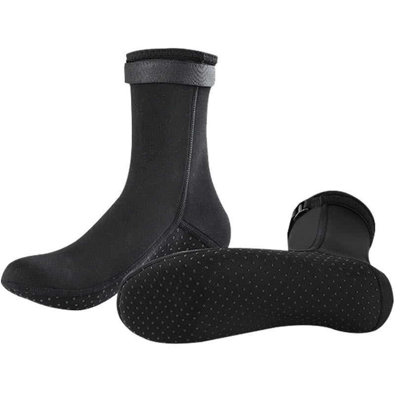 Plus Size Durable Water Socks - Black - EU43-44(US9-10) - image 4