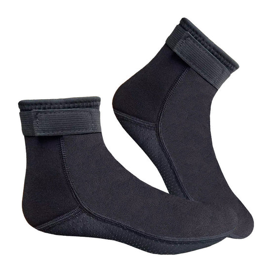 Plus Size Slip Resistant Water Socks - Black - 2XL - image 1