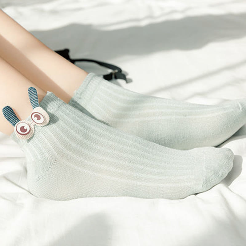 Bunny Ears Ankle Socks(8 Pairs)
