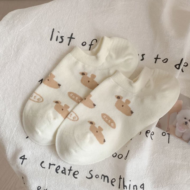 Cute Rabbit Ankle Socks(5 Pairs) - image 9