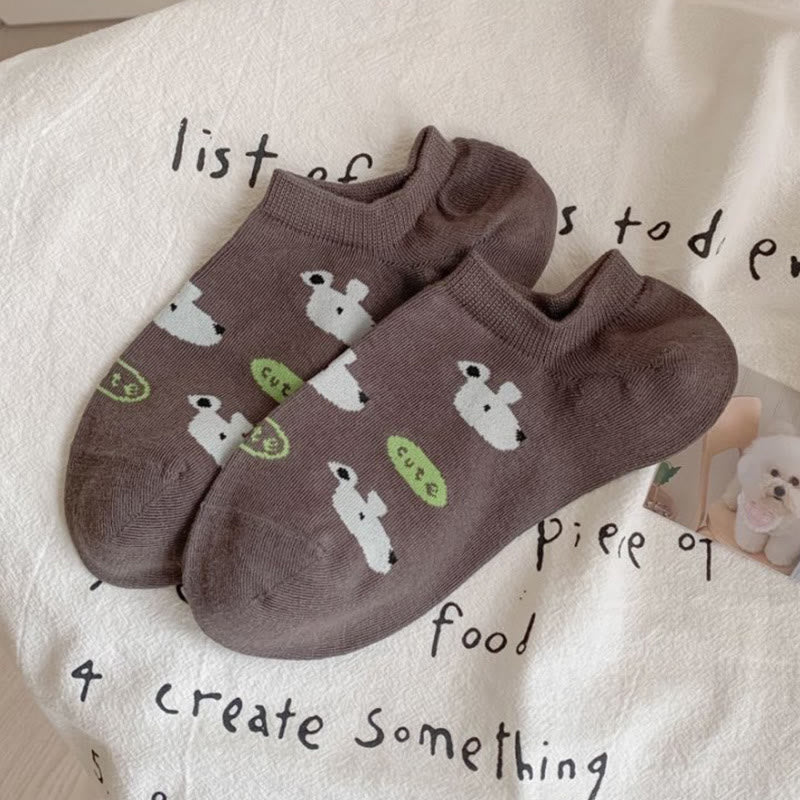 Cute Rabbit Ankle Socks(5 Pairs) - image 6