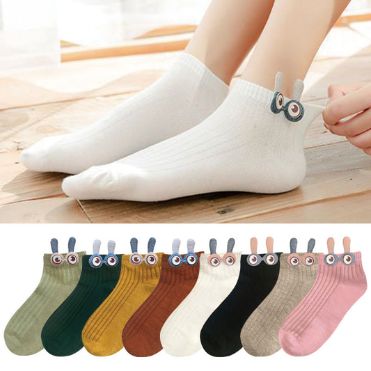 Bunny Ears Ankle Socks(8 Pairs)