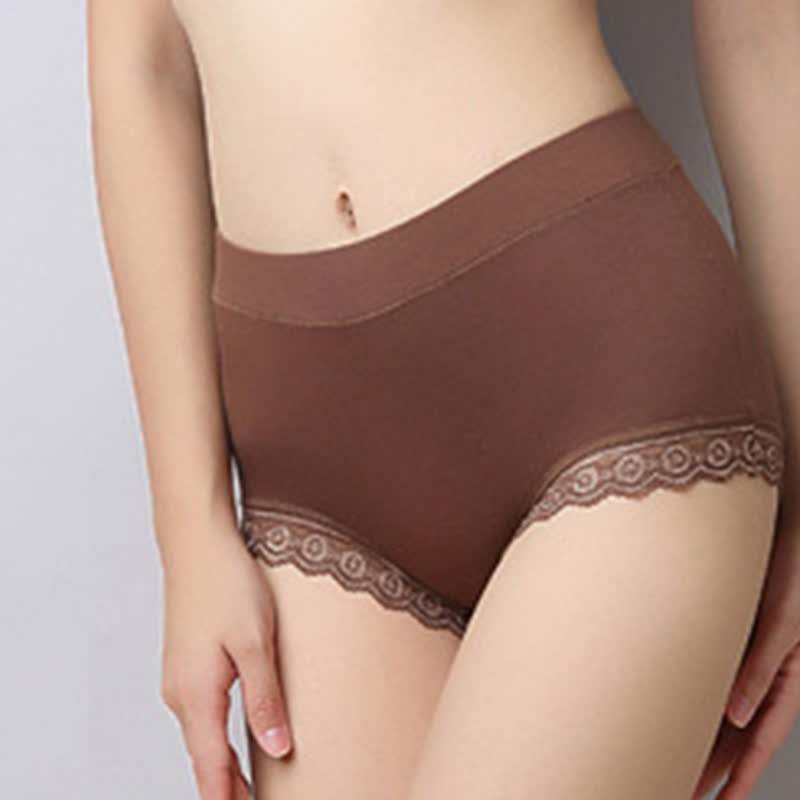 Plus Size Mid-rise Soft Modal Brief(3 Packs)