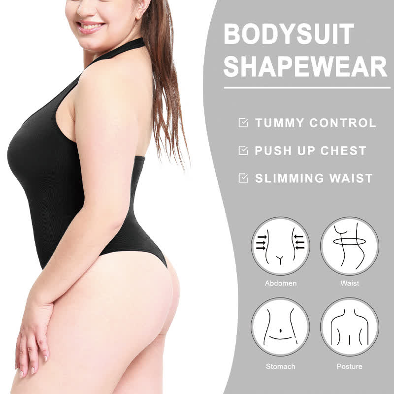 Halter Neck shapewear Bodysuit