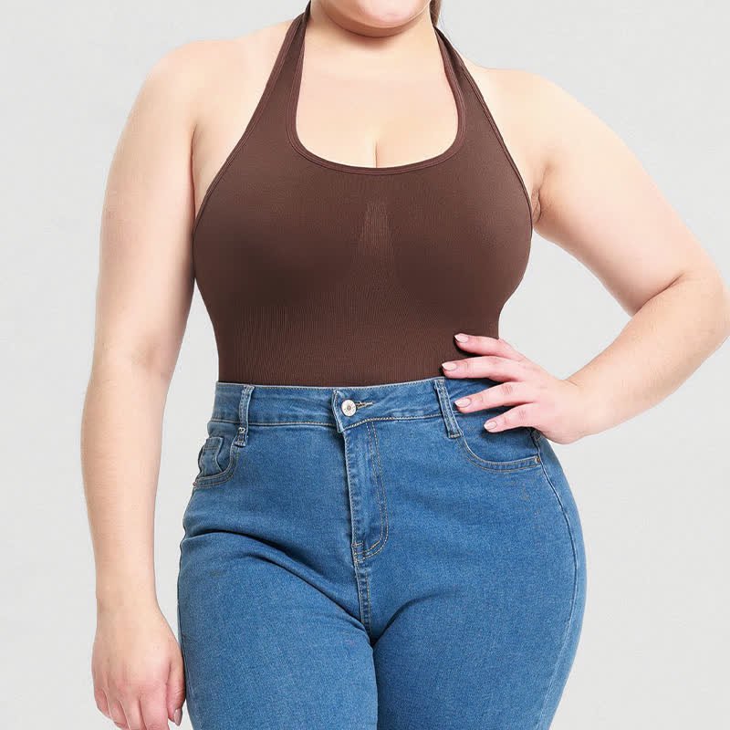 Halter Neck shapewear Bodysuit