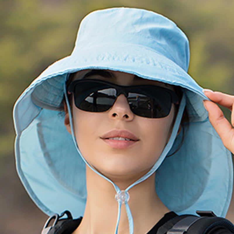 Outdoor Hiking Wide-Brim Bucket Hat