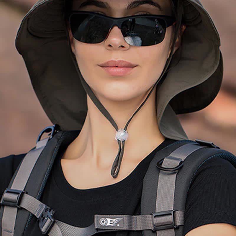 Outdoor Hiking Wide-Brim Bucket Hat