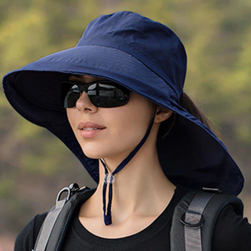 Outdoor Hiking Wide-Brim Bucket Hat