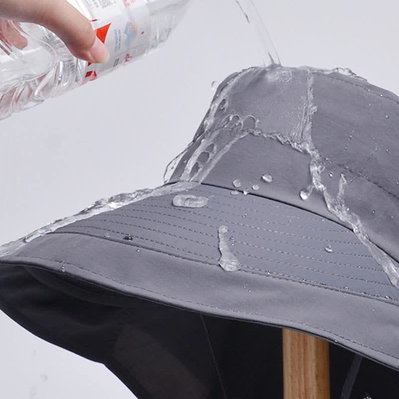 Outdoor Hiking Wide-Brim Bucket Hat