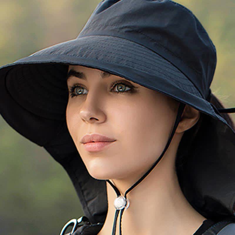 Outdoor Hiking Wide-Brim Bucket Hat