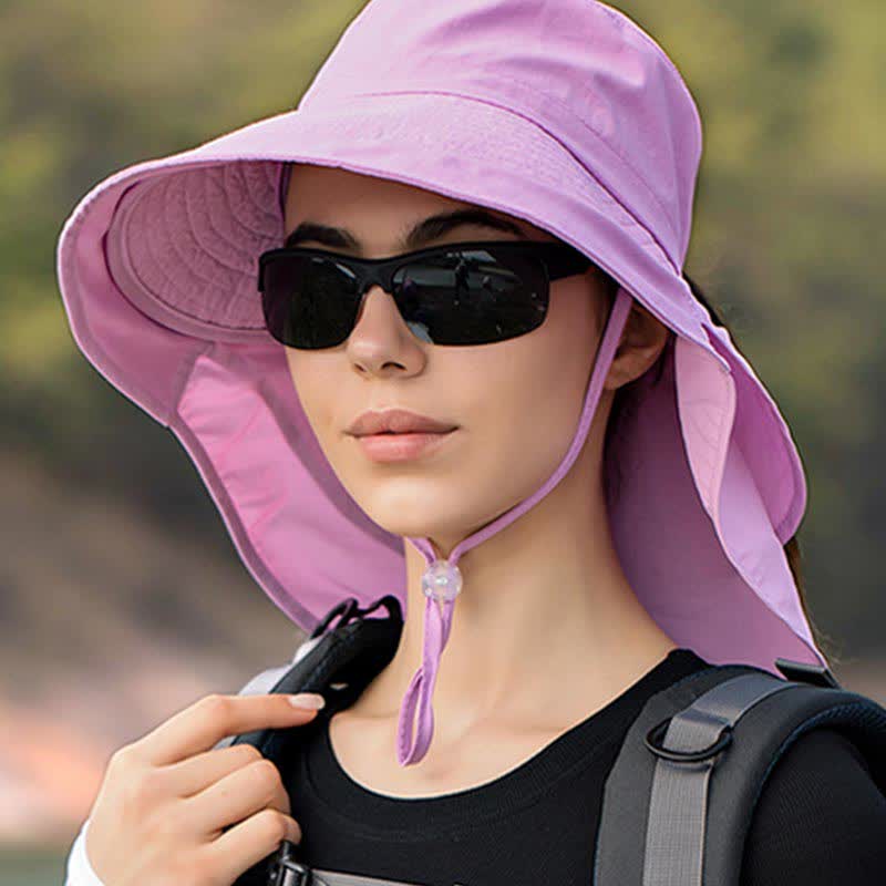 Outdoor Hiking Wide-Brim Bucket Hat