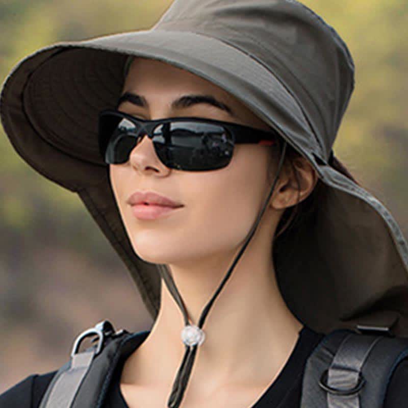 Outdoor Hiking Wide-Brim Bucket Hat