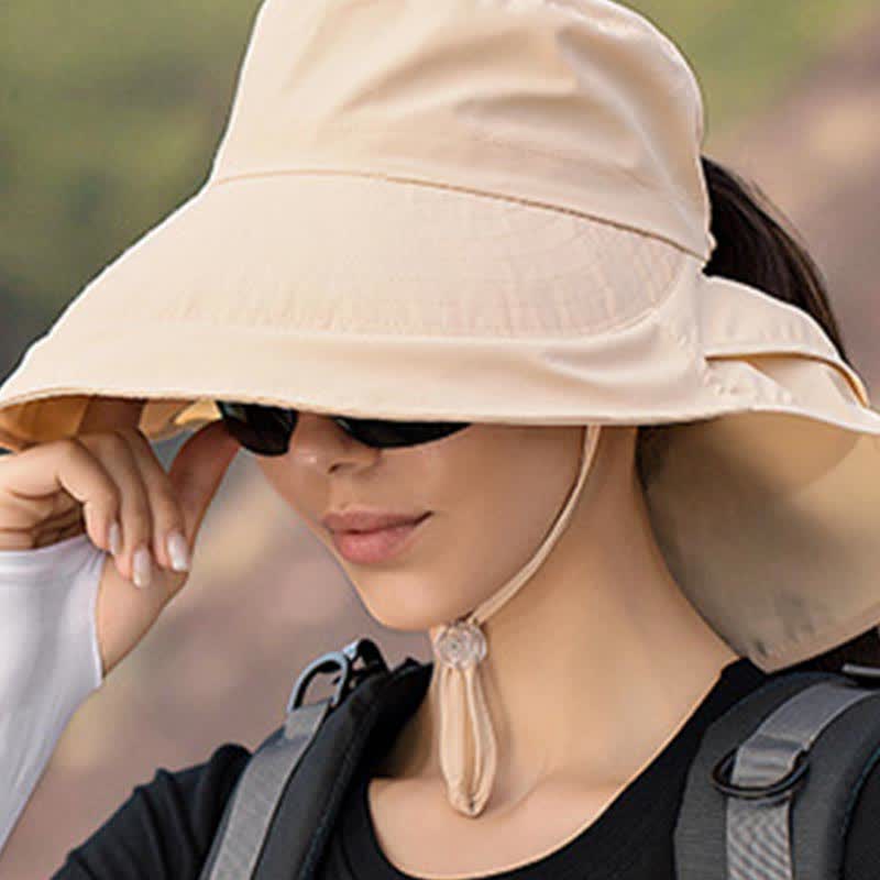 Outdoor Hiking Wide-Brim Bucket Hat